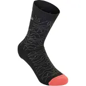 Alpinestars Chaussettes Drop 15 Black Mid Gray