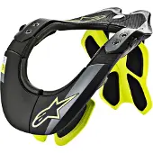 Alpinestars BNS Tech-2 Protection Cervicale Noir/Jaune néon XS/S unisex