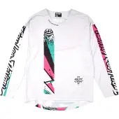 Troy Lee Designs Sprint Long Sleeve Enduro Jersey Blanc L Enfants
