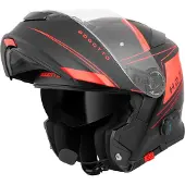 Bogotto Casque modulable H271 BT Taog Bluetooth, noir mat/orange, 2XL