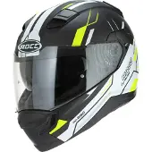 ROCC 891 Casque Intégral Mat/Noir/Jaune néon 2XL unisex