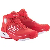 Alpinestars Chaussures De Moto MM93 CR-X Drystar Bright Red White, Taille: 7.5