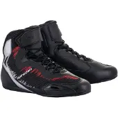 Alpinestars Faster 3 Rideknit, chaussures ,Noir/Argent/Rouge ,9.5 US