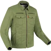 Segura Veste textile imperméable pour moto Patrol, kaki, S