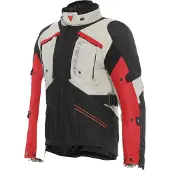 Dainese Veste de moto imperméable en textile Gullfoss D-Dry, noir/blanc/rouge, taille 60