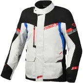Sonstiges Veste textile imperméable Macna Aspire pour moto, gris clair/noir, S