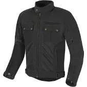 Merlin Blouson de cire pour moto Shenstone, noir, S