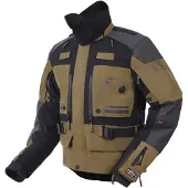 Rukka Veste de moto textile imperméable TitanTrail-R, marron/gris, taille 60