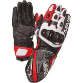 MUGENRACE Neptun Gants Noir Blanc Rouge Taille S