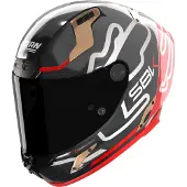 Nolan X-804 Rs Ultra Carbon Sbk Full Face Helmet Noir L