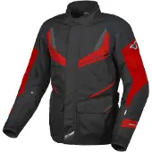 Sonstiges Veste textile imperméable pour moto Macna Rancher, noir/rouge, XS