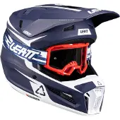 Leatt 3.5+vizion 3.5 Off-road Helmet Kit Bleu XL
