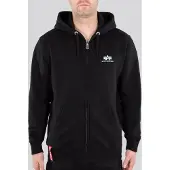 Alpha industries Veste de survêtement rouge / noir / blanc