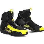 SHIMA Edge Vented Noir Jaune Chaussures de Moto Taille 46