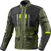 Berik Veste textile imperméable pour moto Absolute Zero RX, noire/olive, taille 58