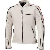 Held Brixham Blanc Rouge Noir Blouson Cuir Taille 54
