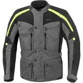 IXS gms blouson Temper gris foncé-jaune fluo S