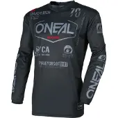 O'Neal Maillot ELEMENT BRAND noir/gris XL