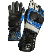MUGENRACE Cowy Gants Noir Blanc Bleu Taille XL