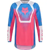 FOX Maillot de motocross 180 Collection, bleu/rose, taille L