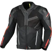 Macna Galvic Blouson de moto perforé en cuir/textile