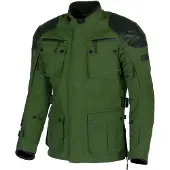 Merlin Veste textile pour moto Sayan D3O, vert/noir, S