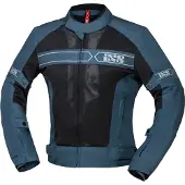 IXS Evo-Air Blue Black Textile Motorcycle Jacket Taille L