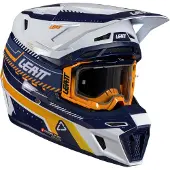 Leatt 8.5+velocity 5.5 Off-road Helmet Kit Bleu XS