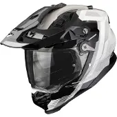 Scorpion ADF-9000 Air Patrol Casque intégral et de cross Noir/Argenté 2XL unisex