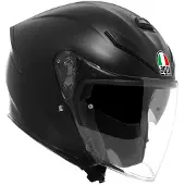 AGV K5 Jet Evo Mono Mat Noir Casque Jet Taille XL