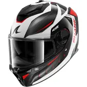 Shark Spartan GT Pro Carbon Mekarium, casque intégral ,Noir/Blanc/Rouge ,L