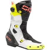 Sidi Mag 2 Air, bottes ,Whinte/Noir/Jaune Néon/Rouge ,43 EU