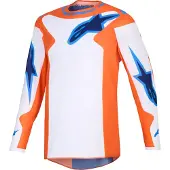 Alpinestars Maillot FLUID GRID, (orange/bleu, taille S)