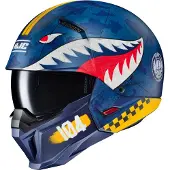 HJC i20 Vanguard Call of Duty MC2SF Casque Jet Bleu/Jaune 2XL unisex