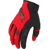 O'Neal Element Racewear Noir Rouge Enfant Gants de Motocross Taille XS