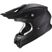 Scorpion VX-16 Evo Air Solid Mat Noir Casque Cross Taille S
