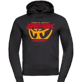 Berik Sweat à capuche The New Eye de , noir/orange/rot, 3XL