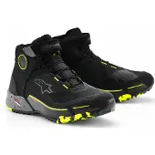 Alpinestars CR-X, chaussures Drystar ,Noir/Gris/Jaune Néon ,8.5 US