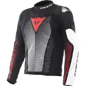 Dainese Veste de moto en textile Ventar Air, noir/blanc/rouge, taille 50