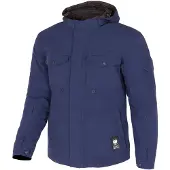 Merlin Veste textile pour moto Jagger Urban Utility D3O, bleu foncé, L