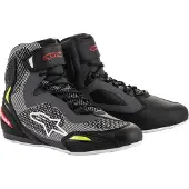Alpinestars Faster 3 Rideknit, chaussures ,Noir/Gris/Jaune Néon ,6 US