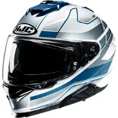 HJC i71 Iorix MC2 Casque Intégral Bleu/Blanc 2XL unisex