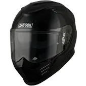 Simpson Venom Solid, casque intégral ,Noir ,XXL