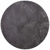 vidaXL Tapis de salon ronds HUARTE Anthracite Ø 200 CM Polyester