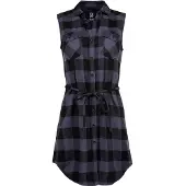 Brandit Chemisier 'Gracey' gris / noir
