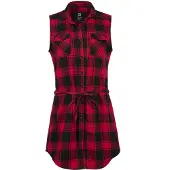 Brandit Chemisier 'Gracey' rouge / noir
