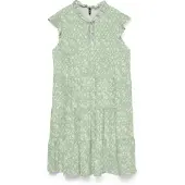 Vero Moda Robe 'VMAlba' menthe / blanc