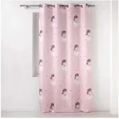 Douceur d'intérieur Rideaux, stores PETITE PRINCESSE - Rose - 140x260 cm