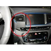 Hyundai ProClip Center mount - Socle de montage, Support pour smartphone, Noir