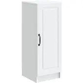 vidaXL Buffet blanc 33 x 34,5 x 87 cm en aggloméré